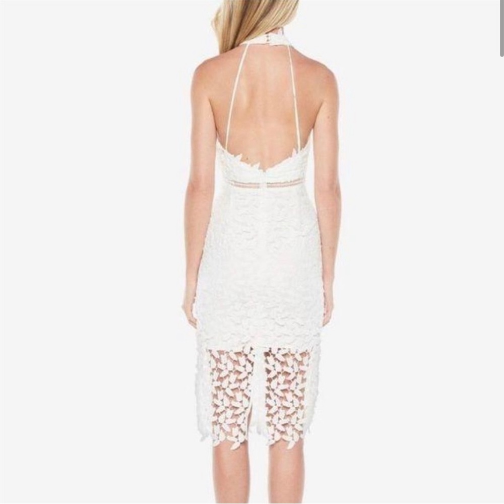 Bardot Gemma Midi Dress in White size 10 - NWT - Picture 2 of 7